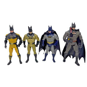 Lot of 4 DC Collectibles Batman Action Figure DC Comics Batman Arkham Knight